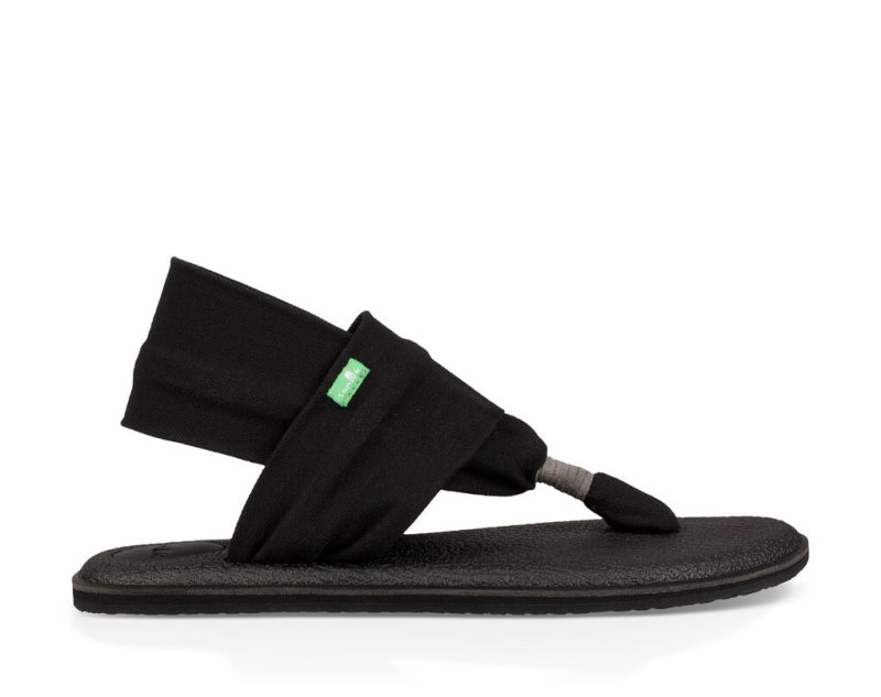 Sanuk Yoga Sling 2 - Sanuk Sandals Womens Black - Philippines VFDGLE154